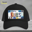 Cubs Strip Art Novelty License Plate Hat Tag Mesh / Black