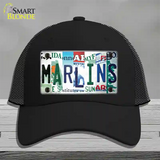 Marlins Strip Art Novelty License Plate Hat Tag Mesh / Black