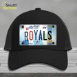 Royals Strip Art Novelty License Plate Hat Tag Mesh / Black