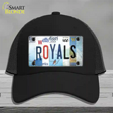 Royals Strip Art Novelty License Plate Hat Tag Mesh / Black