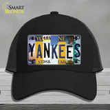 Yankees Strip Art Novelty License Plate Hat Tag Mesh / Black