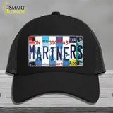 Mariners Strip Art Novelty License Plate Hat Tag Mesh / Black