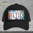 Celtics Strip Art Novelty License Plate Hat Tag Mesh / Black