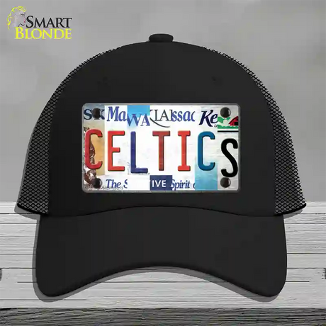 Celtics Strip Art Novelty License Plate Hat Tag Mesh / Black