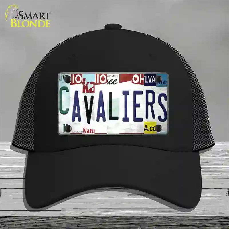 Cavaliers Strip Art Novelty License Plate Hat Tag Mesh / Black