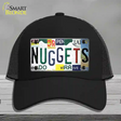 Nuggets Strip Art Novelty License Plate Hat Tag Mesh / Black