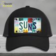 Suns Strip Art Novelty License Plate Hat Tag Mesh / Black