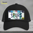 Spurs Strip Art Novelty License Plate Hat Tag Mesh / Black