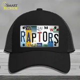 Raptors Strip Art Novelty License Plate Hat Tag Mesh / Black
