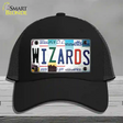 Wizards Strip Art Novelty License Plate Hat Tag Mesh / Black