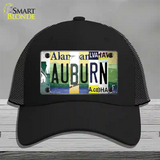 Auburn Strip Art Novelty License Plate Hat Tag Mesh / Black