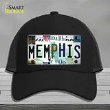 Memphis Strip Art Novelty License Plate Hat Tag Mesh / Black