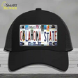 Oklahoma State Strip Art Novelty License Plate Hat Tag Mesh / Black