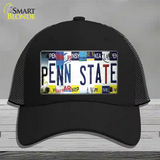 Penn State Strip Art Novelty License Plate Hat Tag Mesh / Black