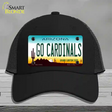 Go Cardinals Novelty License Plate Hat Tag Mesh / Black