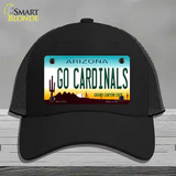 Go Cardinals Novelty License Plate Hat Tag Mesh / Black