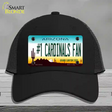 Number 1 Cardinals Fan Novelty License Plate Hat Tag Mesh / Black