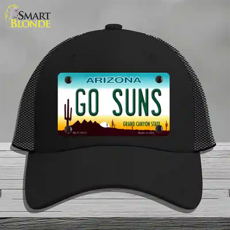 Go Suns Novelty License Plate Hat Tag Mesh / Black