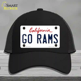 Go Rams Novelty License Plate Hat Tag Mesh / Black