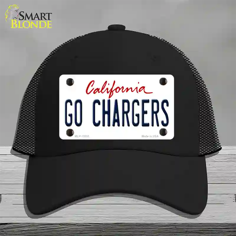 Go Chargers Novelty License Plate Hat Tag Mesh / Black