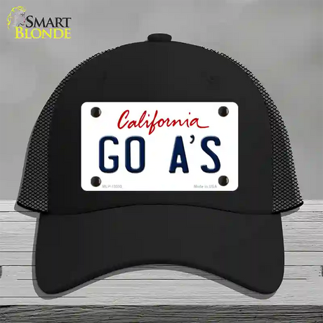 Go Athletics Novelty License Plate Hat Tag Mesh / Black