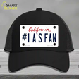 Number 1 Athletics Fan Novelty License Plate Hat Tag Mesh / Black