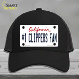 Number 1 Clippers Fan Novelty License Plate Hat Tag Mesh / Black