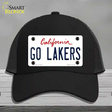 Go Lakers Novelty License Plate Hat Tag Mesh / Black