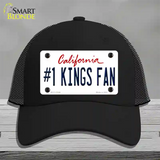 Number 1 Kings Fan Novelty License Plate Hat Tag Mesh / Black