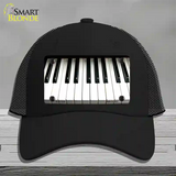 Piano Key board Novelty License Plate Hat Mesh / Black