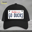 Go Ducks Novelty License Plate Hat Tag Mesh / Black