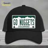 Go Nuggets Novelty License Plate Hat Tag Mesh / Black