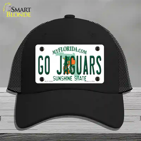 Go Jaguars Novelty License Plate Hat Tag Mesh / Black