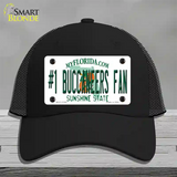 Number 1 Buccaneers Fan Novelty License Plate Hat Tag Mesh / Black