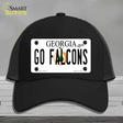 Go Falcons Novelty License Plate Hat Tag Mesh / Black