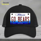 Go Bears Novelty License Plate Hat Tag Mesh / Black