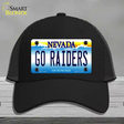 Go Raiders Nevada Novelty License Plate Hat Tag Mesh / Black