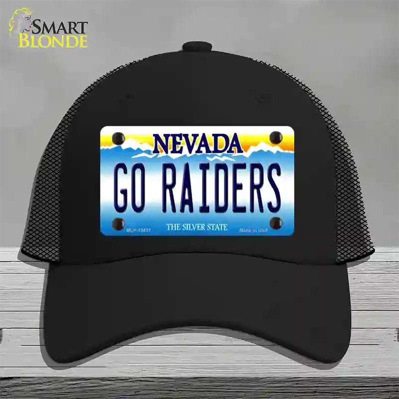 Go Raiders Nevada Novelty License Plate Hat Tag Mesh / Black