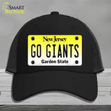 New Jersey Go Giants Novelty License Plate Hat Tag Mesh / Black