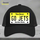 Go Jets Novelty License Plate Hat Tag Mesh / Black