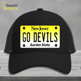 Go Devils Novelty License Plate Hat Tag Mesh / Black