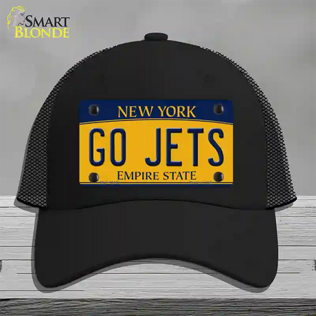 New York Go Jets Novelty License Plate Hat Tag Mesh / Black