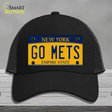 Go Mets Novelty License Plate Hat Tag Mesh / Black