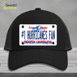 Number 1 Hurricanes Fan Novelty License Plate Hat Tag Mesh / Black