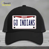 Go Indians Novelty License Plate Hat Tag Mesh / Black