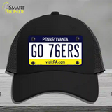 Go 76ers Novelty License Plate Hat Tag Mesh / Black