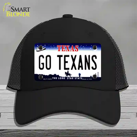 Go Texans Novelty License Plate Hat Tag Mesh / Black