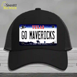 Go Mavericks Novelty License Plate Hat Tag Mesh / Black