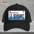 Go Seahawks Novelty License Plate Hat Tag Mesh / Black