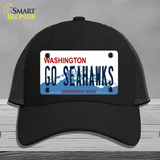 Go Seahawks Novelty License Plate Hat Tag Mesh / Black